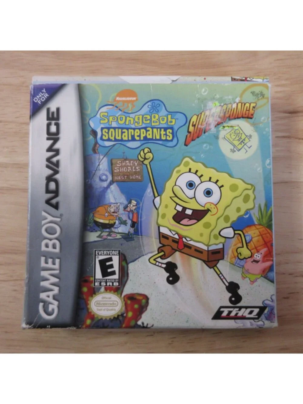 Gameboy Advance SpongeBob Square Pants Supersponge Game Inc Manual
